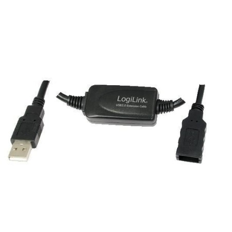 LogiLink 25M USB 2.0 Cable - High-Quality USB 2.0 MF Connector for Reliable Data Transfer | UA0147